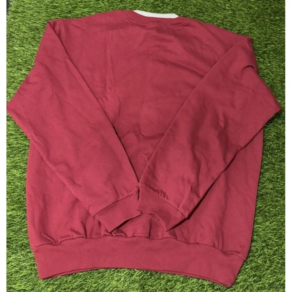 Morning Sun Sweatshirt Womens‎ LargeOwl Embroidered Pullover Crew Neck - Picture 4 of 4